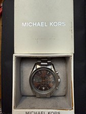 Michael Kors MK5535 Bradshaw Chronograph Silver-tone Bracelet Unisex Watch