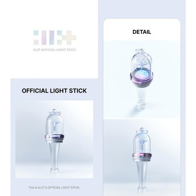 ILLIT Official Lightstick + 3 Extra photocards Set | eBay