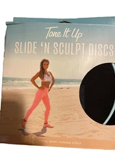 Tone It Up Slide N Sculpt - 2 Discs Brand New