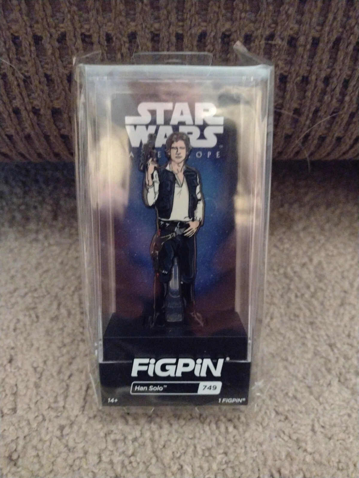 FIGPIN 749 HAN SOLO STAR WARS A NEW HOPE PIN NEW