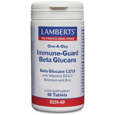 Lamberts Immune-Guard Beta Glucans Tablets (60) BBE 09/2027