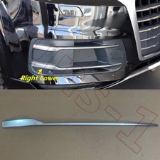 Right Front Bumper Fog Light Cover Lower Trim Strip For Audi Q7 2016-2019