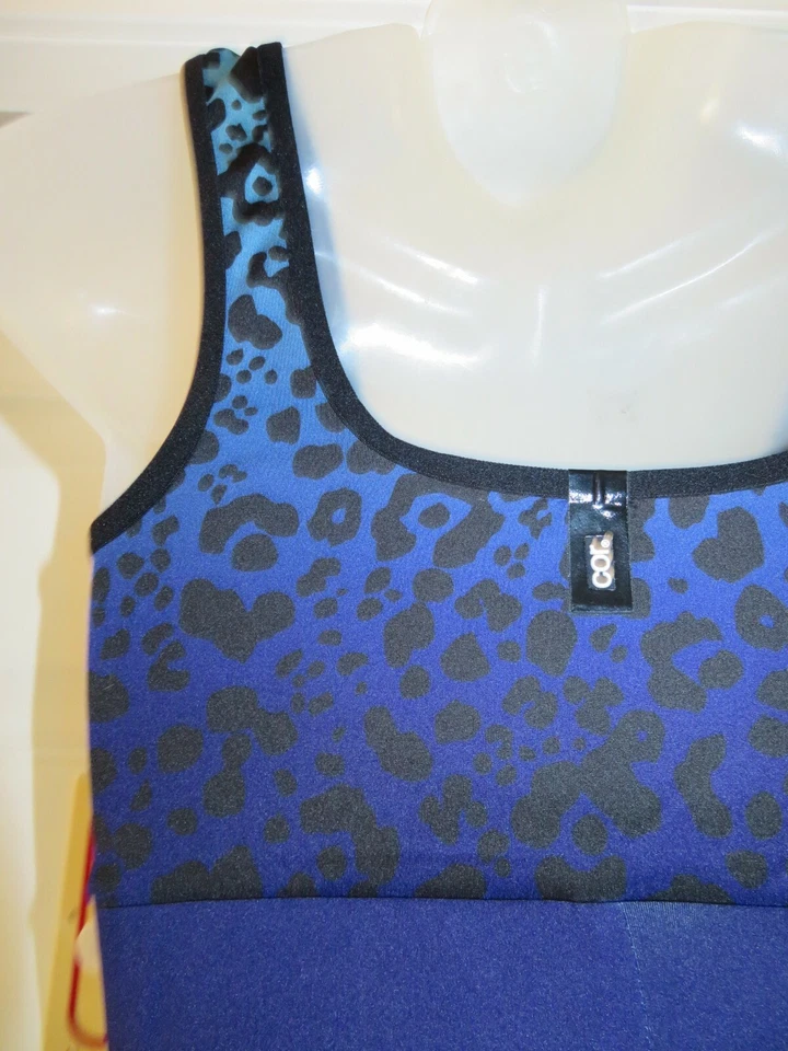 Auténtico Sujetador $90 COR by ULTRACOR Ombre Leopardo Cuello Redondo en Púrpura/Azul-Pequeño Foto 4 de 4