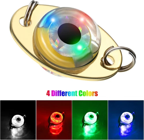 5Pcs/10Pcs Dirty Bomb Lure, LED Underwater Ice Fishing Lure with 600 Meter Depth