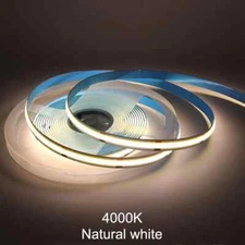 COB 24V LED Strip Light Flexible Tape Lights Home Lighting Natural White 4000K