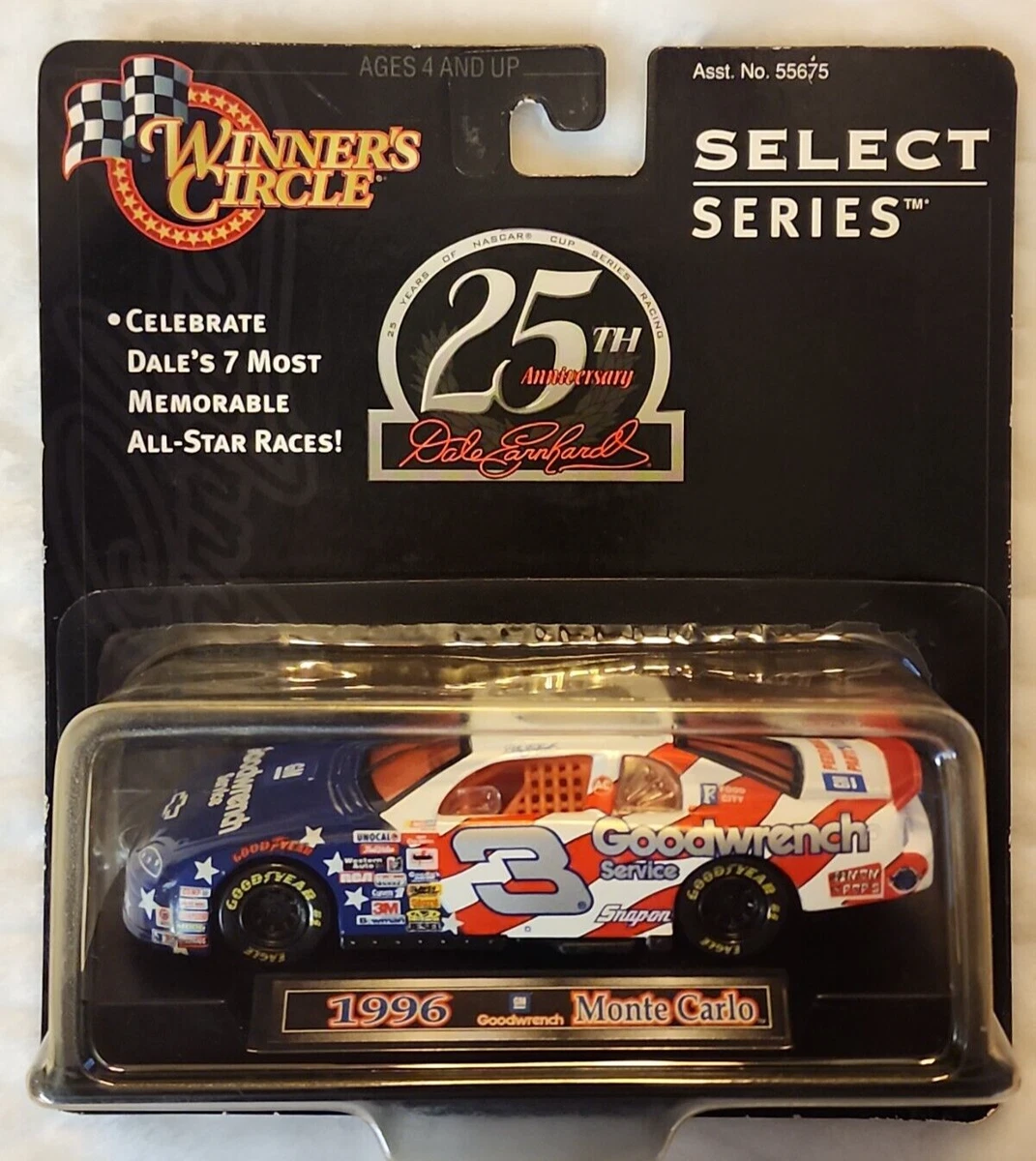 Winner's Circle Dale Earnhardt Diecast Racing Cars 1996 Vehicle
