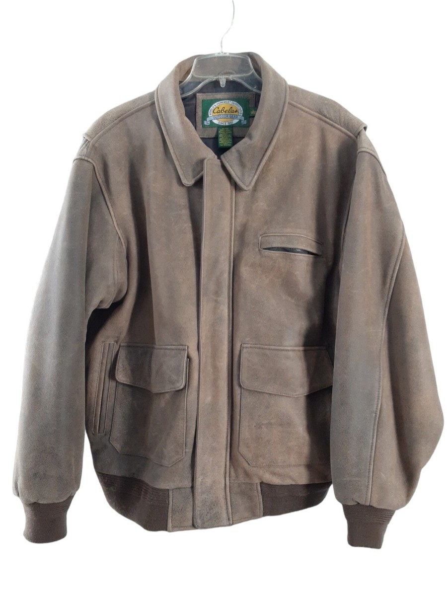 ジャケット・アウター CABELAS JACKT Cabelas Goretex Jacket Mens Medium Black Padded Elbows