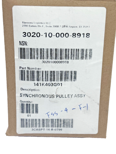 Siemens Synchronous Pulley Assembly 141K403G01 - Picture 3 of 3