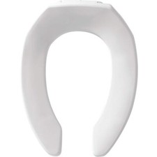 Bemis 1955CTFR 000 Toilet Seat, Elongated, White