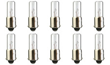 Box of 10 Bulbs 130 Volts, 3.25 Watt, BA9s Base, 0.025A, #130MB