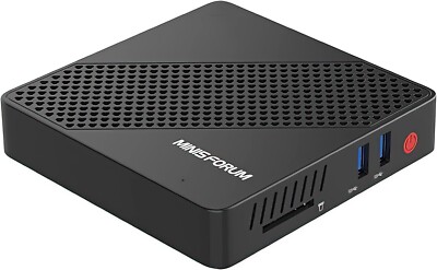 MINISFORUM N40 Mini PC Fanless Silent Desktop Computer 4GB RAM 64GB eMMC Micro