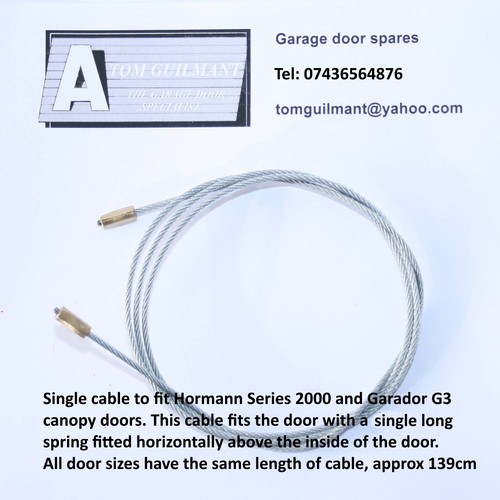 Hormann Garador current garage door wire cable single eBay