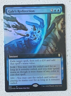 MTG Commander Battle Baldur's Gate Foil Extended Art Gale's Redirection -  Rare