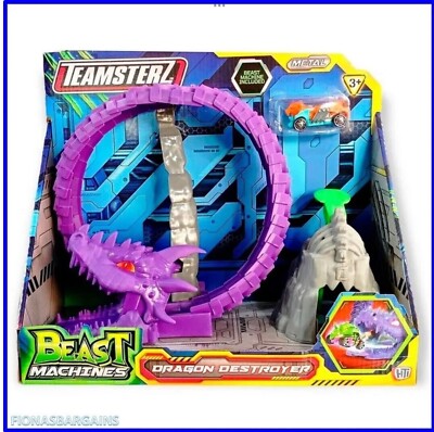 Teamsterz Beast Machines Dragon Destroyer Playset with Diecast car