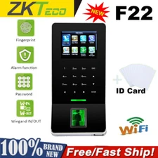 Zkteco F22 WIFI TCP/IP Fingerprint Time Clock & Access Control with EM ID Card