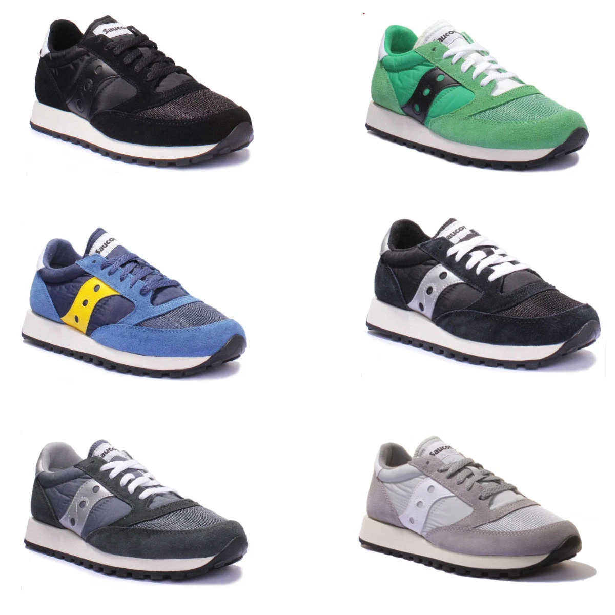 Saucony Jazz Original Vintage Mens Suede Walking Trainers Size US