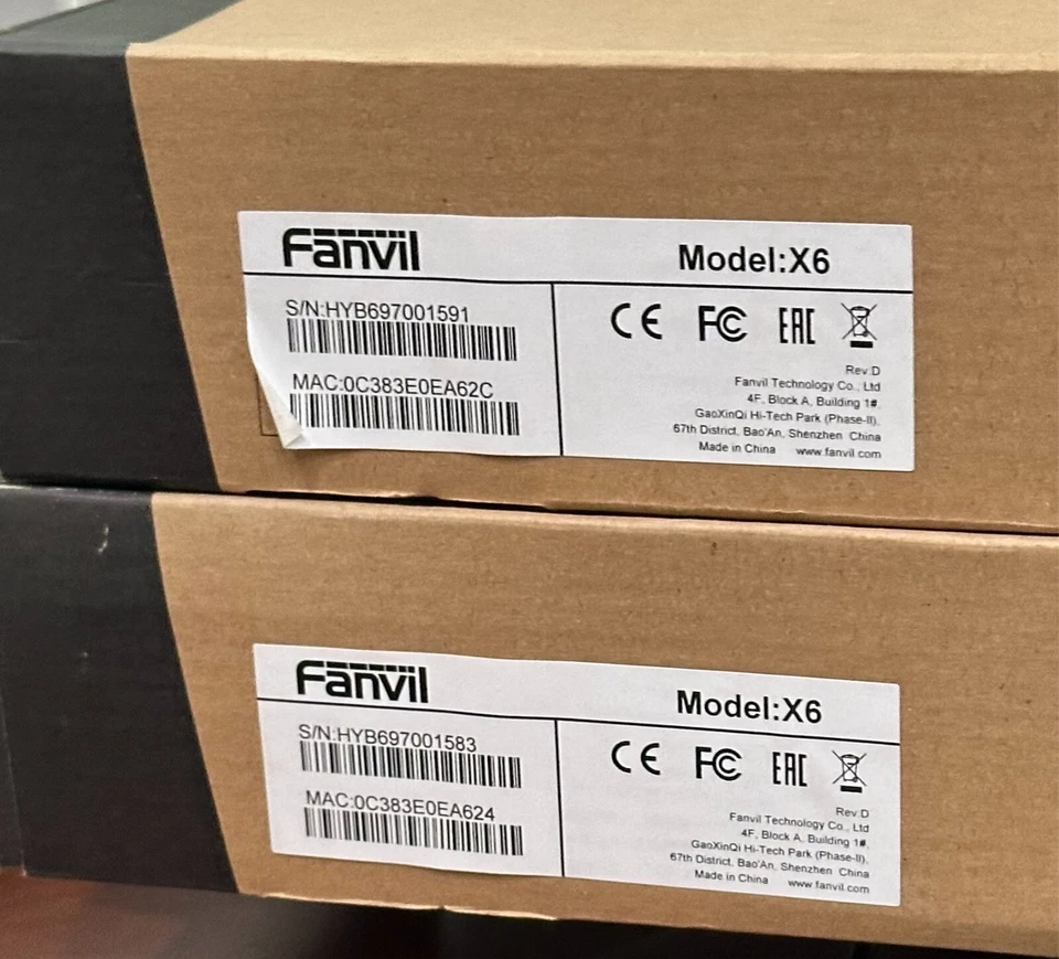2 Fanvil X6 Enterprise IP Phones - Image 2 of 2