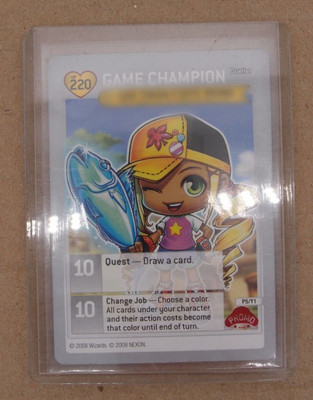 Maplestory iTCG Set 4: NPC Heroes Game Champion Stamped Promo Silver P5/Y1