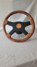 Holz Lenkrad Wurzelholz + Nabe ABE für Mercedes W126 W129 u andere Fahrzeugtypen