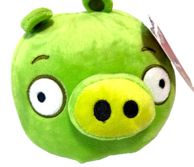 Angry Bird Plush Toy Green Pig  6 inch Angry Birds Soft Toy NWT Official Rovio