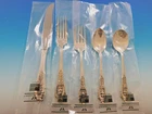 Rose Point by Wallace Sterling Silver Flatware Set for 8 Service 42 Pieces New