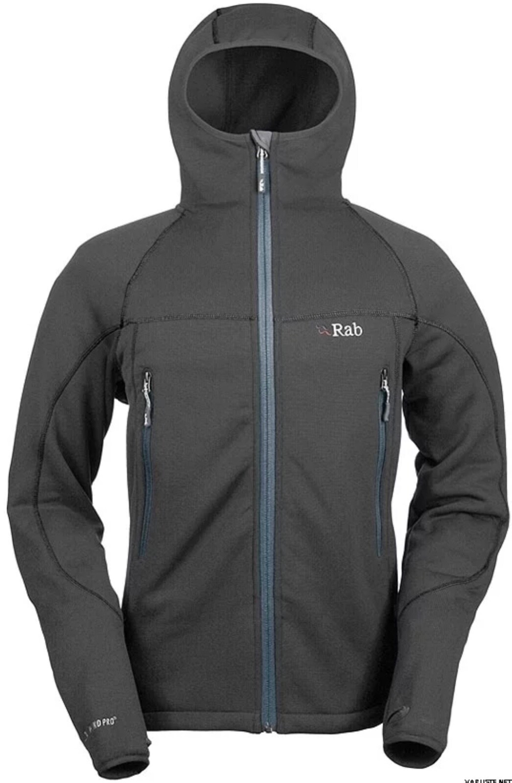 RAB SHADOW HOODIE JACKET POLARTEC WIND 