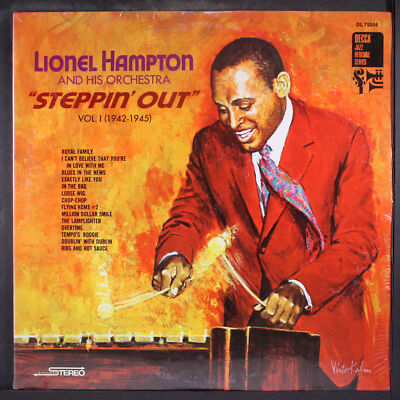 LIONEL HAMPTON: steppin' out DECCA 12'' LP 33 RPM Sealed
