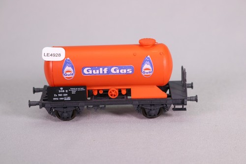 LE4928 LILIPUT Ho Wagon citerne DSB Gulf Gas 503189 orange | Zustand: Occasion