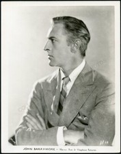 JOHN BARRYMORE Original 1930 Portrait Photo Announcing release of "MOBY DICK"