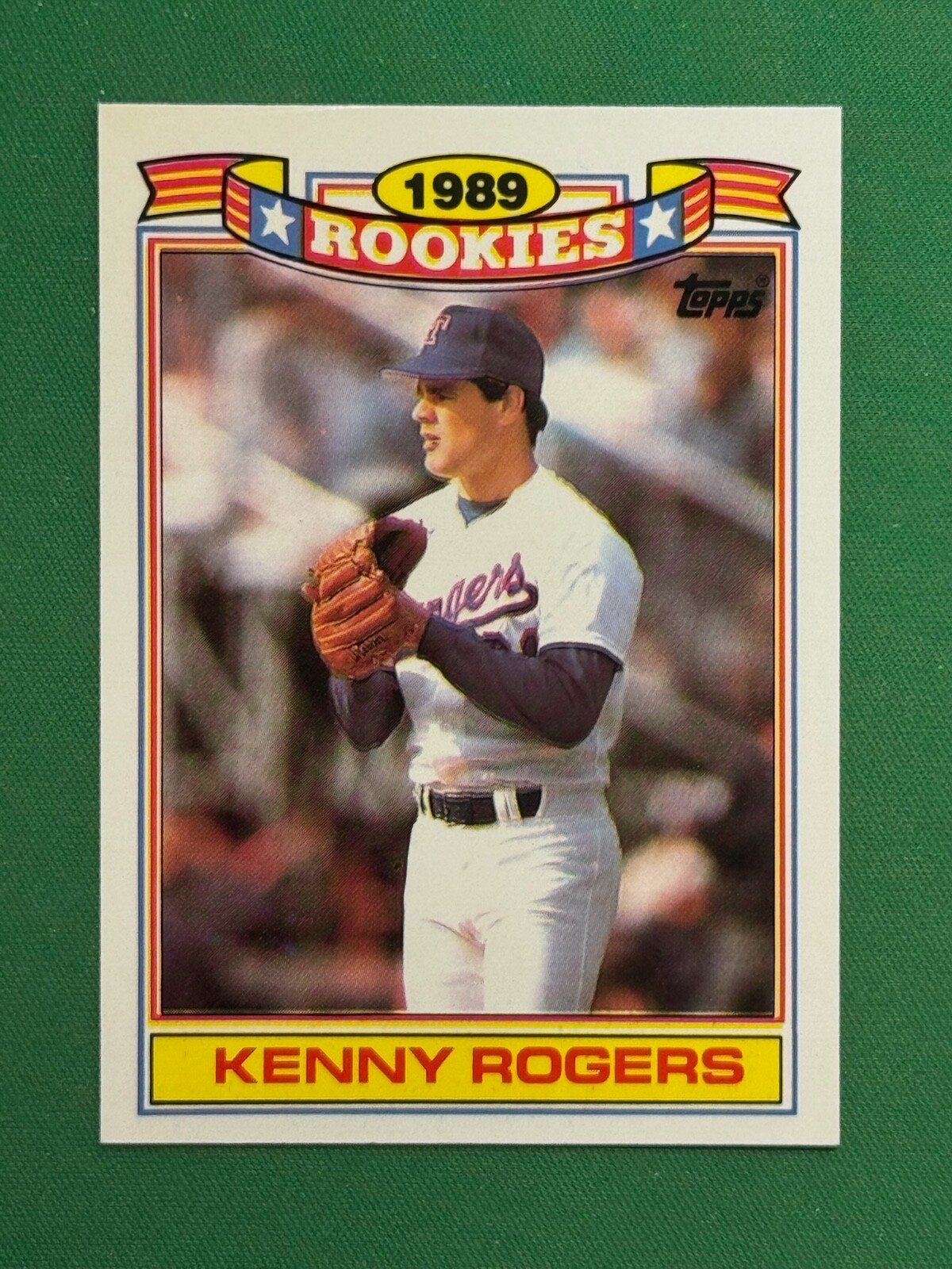 1990 Topps Baseball 1989 Rookies Commemorative Set Glossy #24 Kenny Rogers
