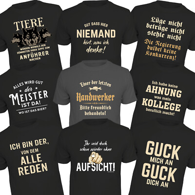 Werkstatt T-Shirt lustige Sprüche Shirts Geschenke Männer hobby Handwerker