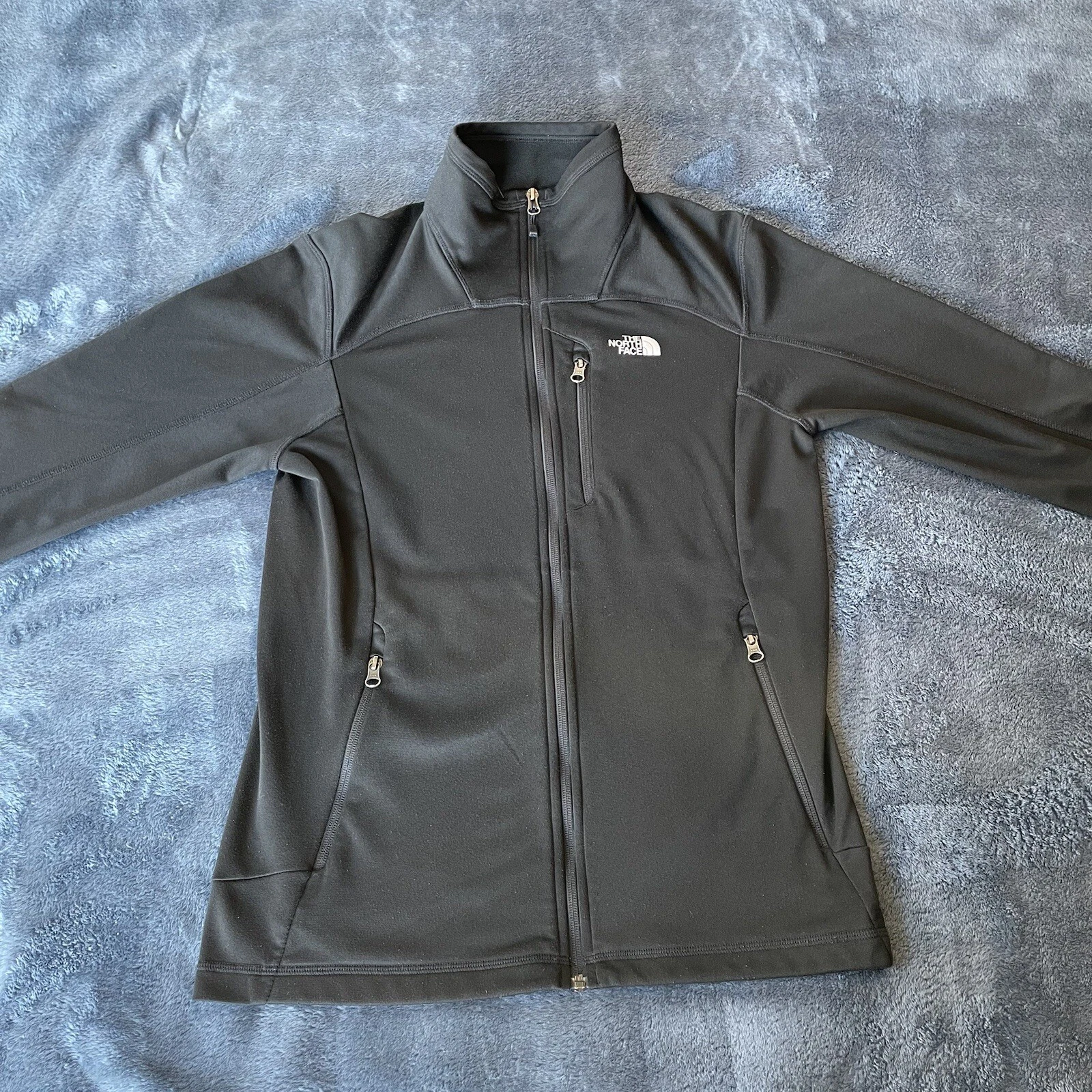 The North Face Long Sleeve Full Zip Black Small