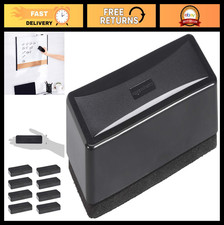 Dry-Erase Whiteboard Eraser 8-Pack for School, Office, Home  Classroom - Black