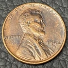 1942-D Lincoln Wheat Cent Penny - AU+ BLACK TONED - Early 1900s Denver 1C