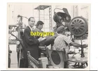 JERRY LEWIS ORIGINAL 8X10 PHOTO SITTING BEHIND CAMERA ON FILM SET 1950's
