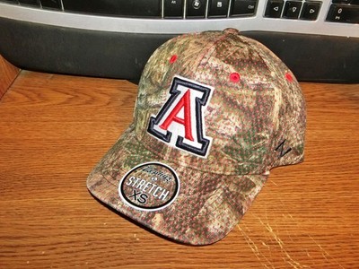 Authentic Zephyr Z NCAA Arizona Wildcats Stretch XS Youth Camouflage Hat/Cap