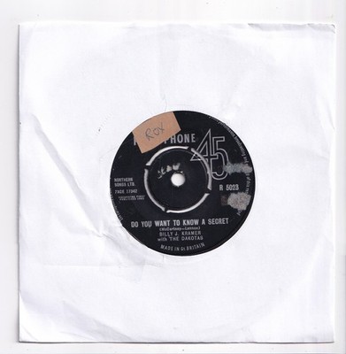 (AO453) Billy J Kramer & The Dakotas, Do You Want To Know A- 1963 - 7 inch vinyl