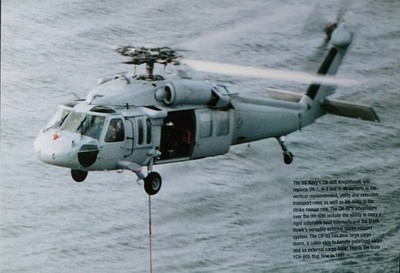 CH-60 CH 60 Knighthawk Helicopter Picture Aviation Original Page Decor Display  