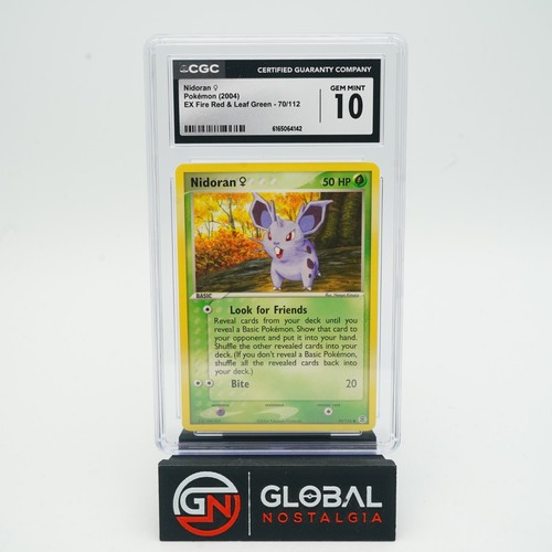 Nidoran ♀ graded CGC 10 for sale on eBay
