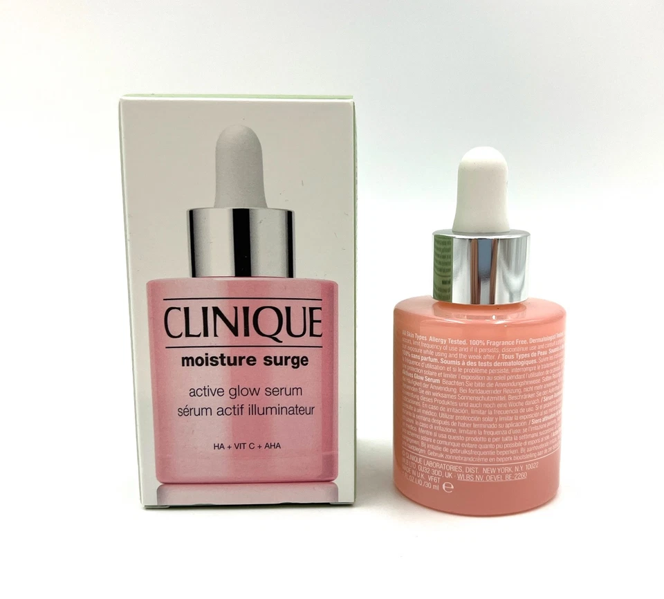 Suero iluminador Clinique MOISTURE SURGE ACTIVE GLOW 30 ml/1,0 OZ Foto 3 de 4