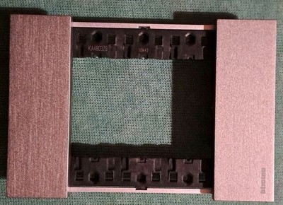 BTICINO LIVING NOW 3 SEATER ZAMA STEEL MODULE SUPPORT PLATE PLATE KA4803ZG