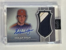 2017 Topps Dynasty Nolan Ryan #AP-NR5 game used patch auto Astros #/10