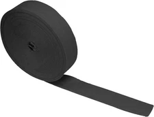 Black Cotton Twill Tape Ribbon - 2 Inches Wide 50 Yards Herringbone Bias Tape...