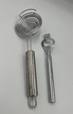 Can Bottle Opener Lid Lifter Bar Tool Egg Yolk Separator Lot Stainless Steel