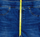 Spanx Skinny Mid Rise Dark Wash Pull up Womens Jeans Size Medium — photo 4