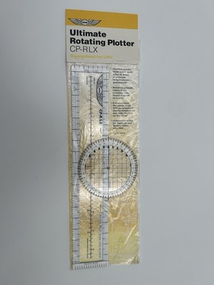 ULTIMATE ROTATING PLOTTER  AERONAUTICAL CHART VFR NAV. by ASA p/n ASA-CP-RLX