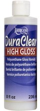 DecoArt DuraClear Poly Varnish High Gloss Clear Finish 8oz