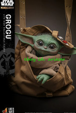 Hot Ht Lms015 Groru The Mandalorian 1/1 38cm Action Figure New Model In Stock