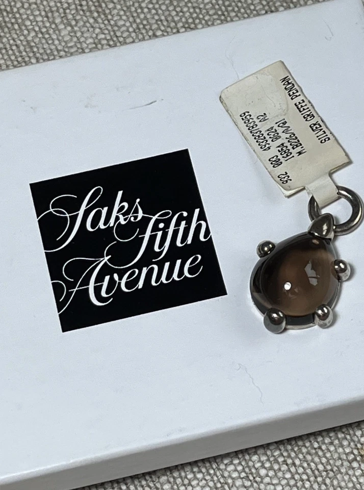 Colgante Pomellato 67 Argento de plata de ley y topacio marrón nuevo con etiquetas Foto 2 de 4