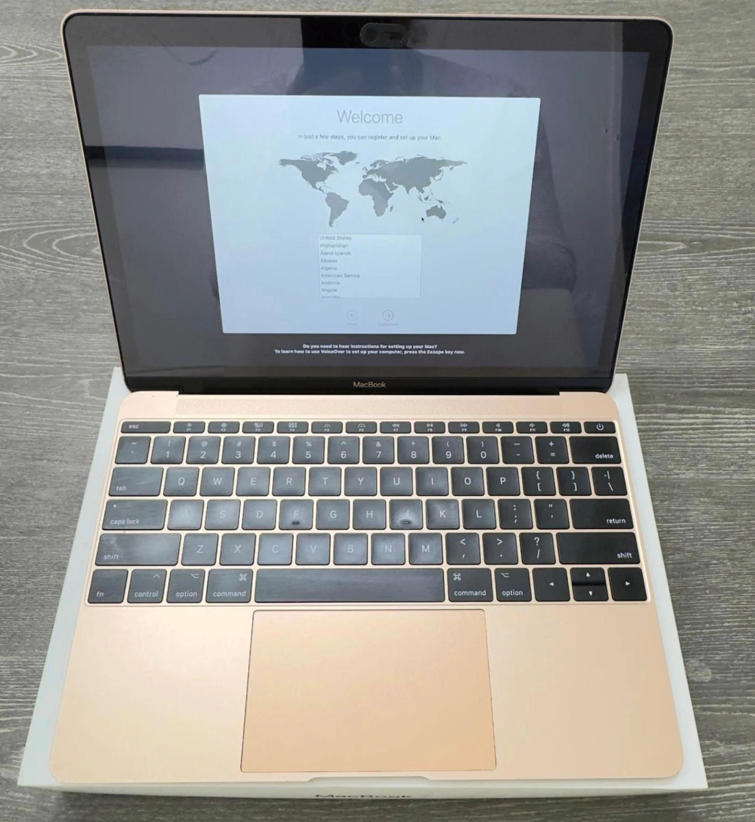 Preços baixos em Notebooks Apple MacBook dourados 2017 | eBay
